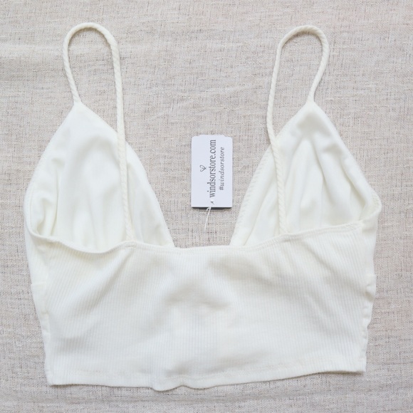 Windsor Cami Front Tie Crop Top NWT - Picture 7 of 7